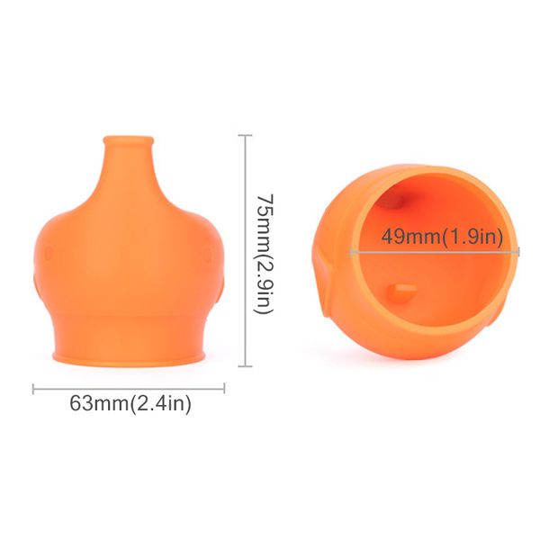 

1pc silicone sippy lids for baby drinking cup kettle glass sippy cup reusable durable spillproof baby training drinking lid