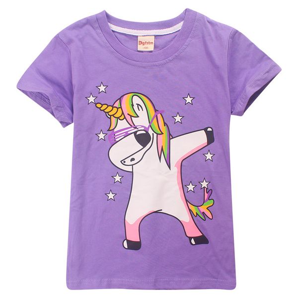 2020 Unicorn 100 Cotton Kids T Shirts For Girls Boys Unicorn