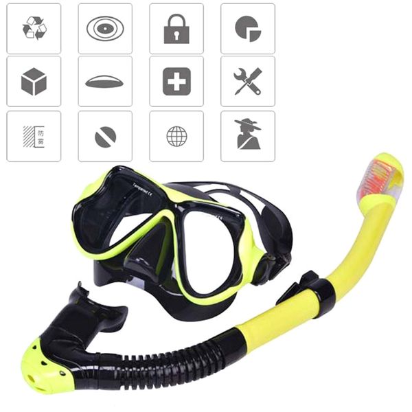 

swimming snorkel mask anti-fog wide view scuba diving mask jt-drop ship