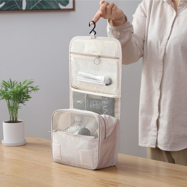 

potable travel cosmetic bag women makeup bags handbag female zipper purse travel beauty cosmetics small storge bag