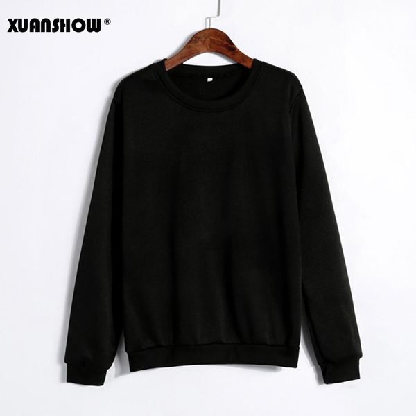 

lovers casual clothes long sleeve black white gray solid color sweatshirts for women men moletom plus size s-5xl