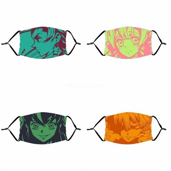

new cartoon oys girls non-woven mout mask anti pollution reatale print fa masks for adult#861, Black