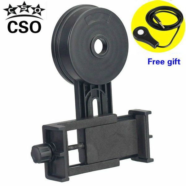 

cso universal telescope transfer bracket smartphone pgraph clip adapter compatible with binocular monocular spotting scopes