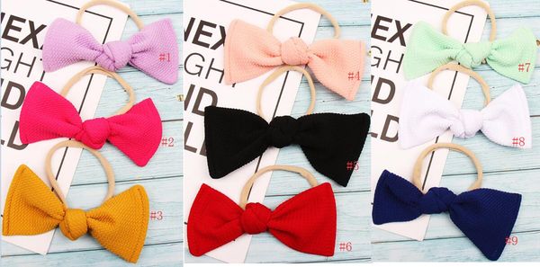 

9color реверсивный волос tie носовыми женщины девушки hairband принцесса волос кольцо charm scrunchie хвостик сплошной лук аксессуары для во, Slivery;white