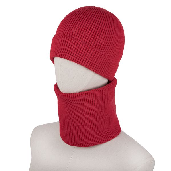 

2019 autumn winter man woman hat collar suit new collar double knit warm travel wild solid casual bib hat set unisex, Blue;gray
