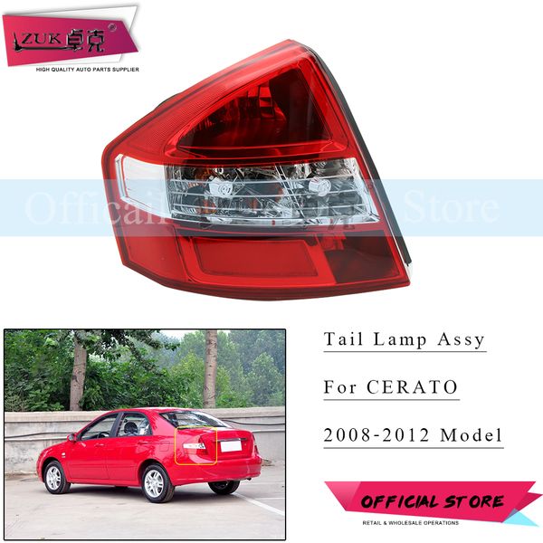 

zuk tail light tail lamp taillights slamp light for kia cerato 2008 2009 2010 2011 2012 taillight taillamp