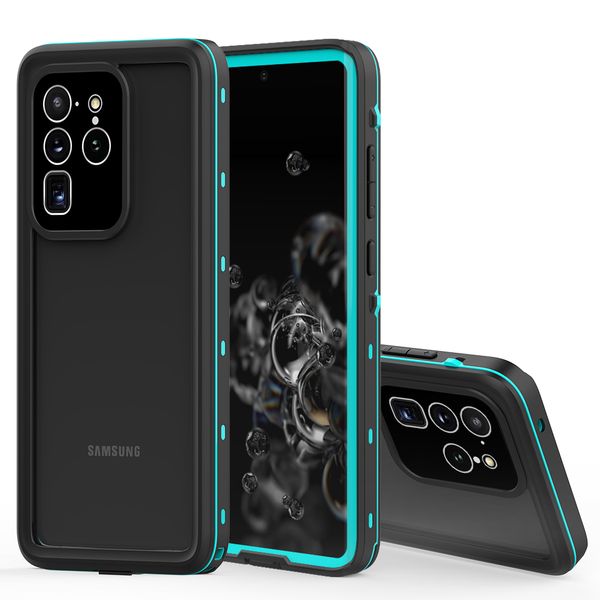 

waterproof raining soft tpu phone case for iphone 11 pro max samsung galaxy s20 ultra s20+ plus back cover take pictures under water