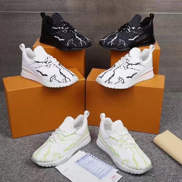 

Мужской V.N.R Sneaker черный Квартира обувь для женщин мужских партий Кроссовок обуви натуральных кожи кроссовки с BOX US11