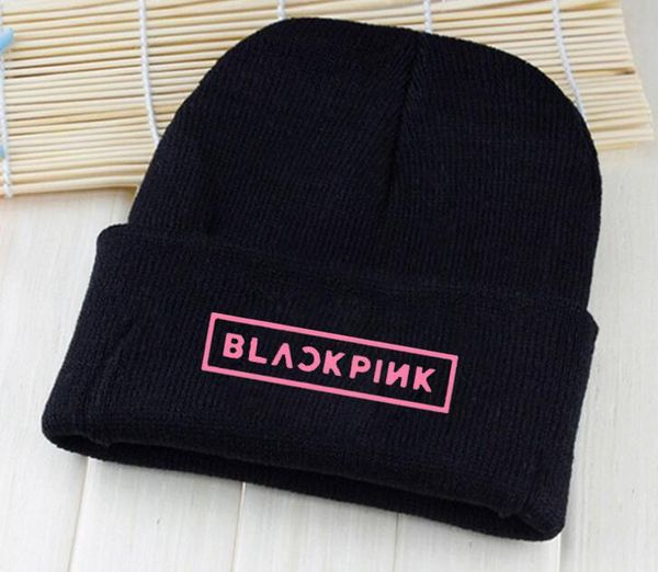 

new arrival kpop bangtan boys young forever vixx blackpink logo printing hat for winter k- beanies&skullies black hats