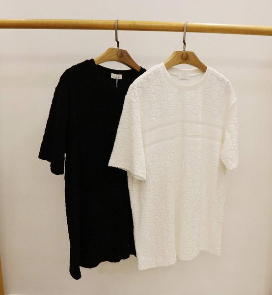 

2020 mens designer t shirt fashion 2020 new arrival summer tees breathable short tees hollow out luxury t-shirts, White;black