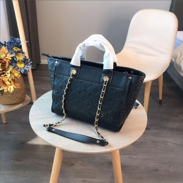 

new designers handbags classic real cow high leather luxury tote bag shoulder shopping bag--21