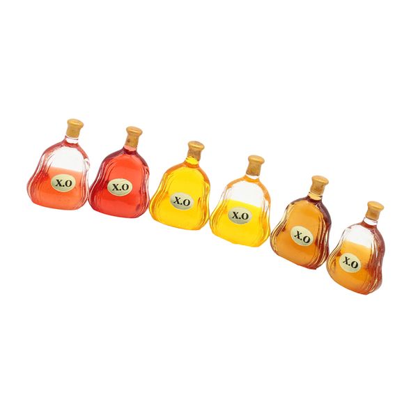 

1:12 dollhouse miniature x.o wine bottles home bar scene landscape 6pcs