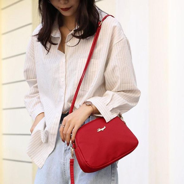 

женщины нейлон плеча crossbody сумка мода чистый горячий продавать личность портативный мягкая поверхность покупки сумка посыльного