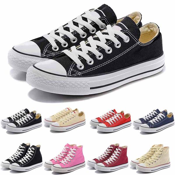 

new star big size 35-45 casual shoes low high style sports stars chuck classic canvas shoe sneakers men's/women's canvas sh, Black