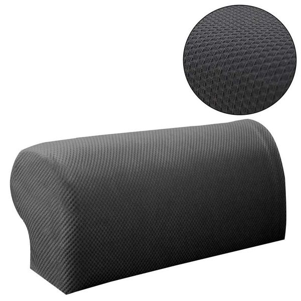 

2pcs/set figured solid color polar fleece sofa cover sofa armrest towel chair furniture protector thickened removable slipcover