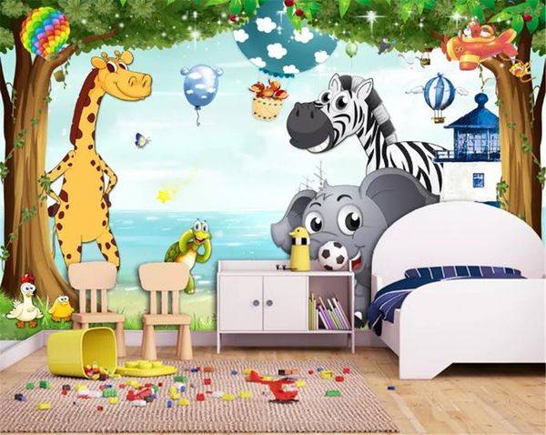 Wholesale Photo Wallpaper Space Beautiful Sea View Fresh Sea View Children S Room Kids Room Cartoon Background Wall 3d Wallpaper Quality Wallpapers