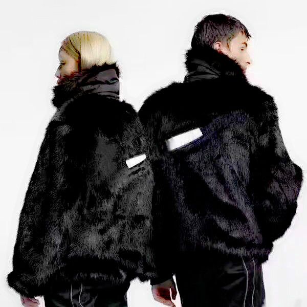

19ss ambush fur coat reversible jacket plush fur double-faced coat warm men and women ab comfortable jacket dropshipping, Black;brown