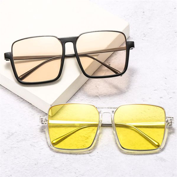 

fashion women retro sunglasses oversize frame sun glasses anti-uv spectacles eyeglasses adumbral goggle sun glasses a++ 6 colors available, White;black