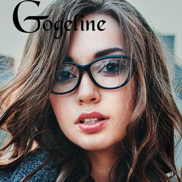 

retro cateyes glasses frame brand vintage women men optical clear glasses myopia frame eyewear, Black