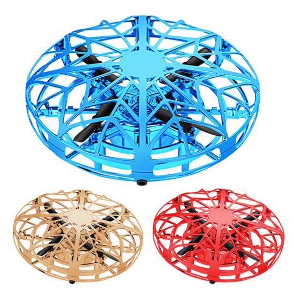 

anti-collision led ufo flying ball toys gravity defying hand-controlled suspension helicopter toy infrared induction interactive drone