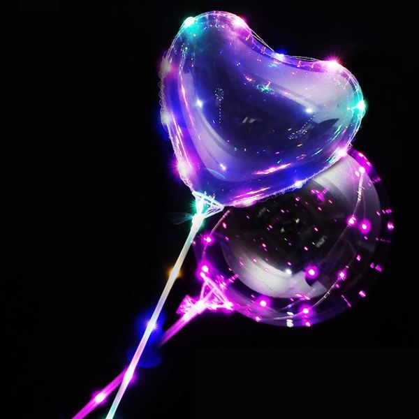 

with handle led bobo ball light up bobo balloons 3m led lights string transparent clear bobo balloons led gadget ing