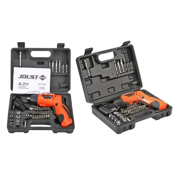 

4.2v lithium battery household cordless rechargeable electric screwdriver strong torque mini cordless drill screw driver w/case