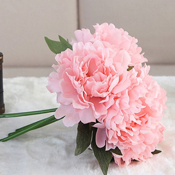 

1 bunch european artificial peony decorative party silk fake flowers peonies for home l decor diy wedding decoration wreath