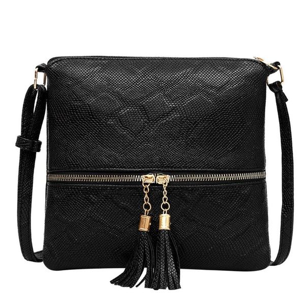 

женщины кисточка змей печать crossbody сумки snake печать zipper shell сумка сумка сумочка мода серпантин плечо g3