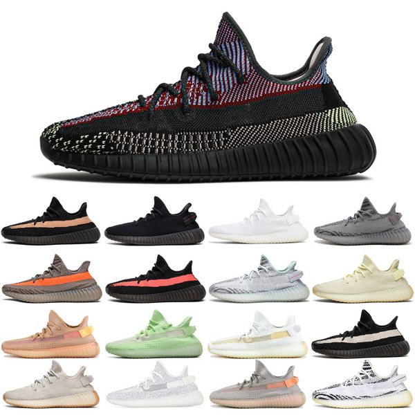 

new v2 yecheil static runner running shoes for mens womens static black reflective yeshaya cream beluga beluga sneakers trainers 36-45