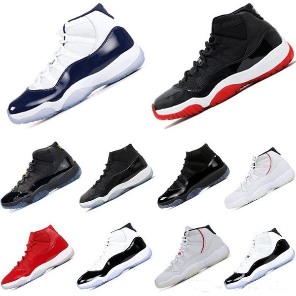 

platinum sale basketball shoes 11s corcond gamma blue tint cap and gown space jam designer mens women sports sneakers without box