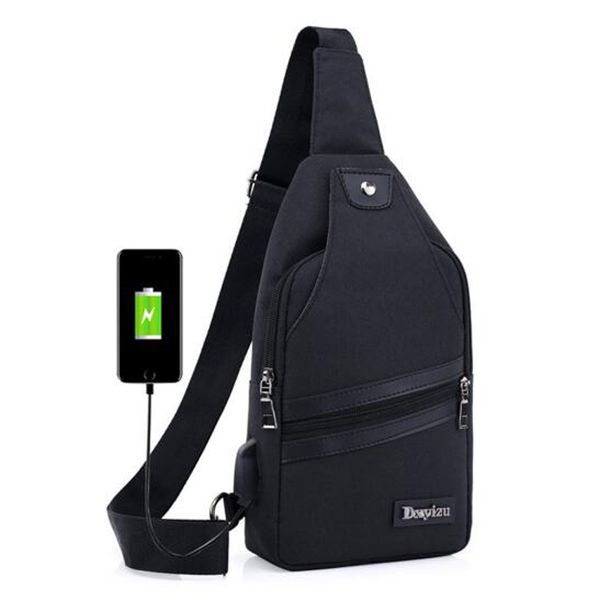 

мужчины сумка мужской грудь сумка водонепроницаемый холст плеча посыльного для подростка mochila