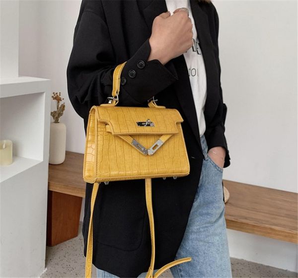 

6colors 2020 ретро крокодил шаблон плеча креста тела сумка mini ph-cfy2006011