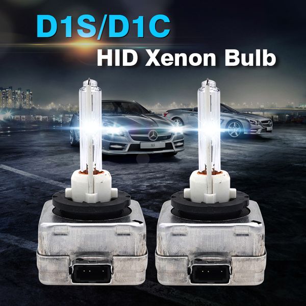 

skyjoyce 1 pair 12v 35w d1s d1c hid xenon bulb ceramic base d1s 3000k 4300k 6000k 8000k 10000k car headlight replacement bulb