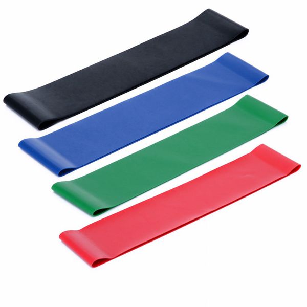

resistance band set 4 levels workout exercise fitness gym strength training yoga equipment loop resistance elastic band