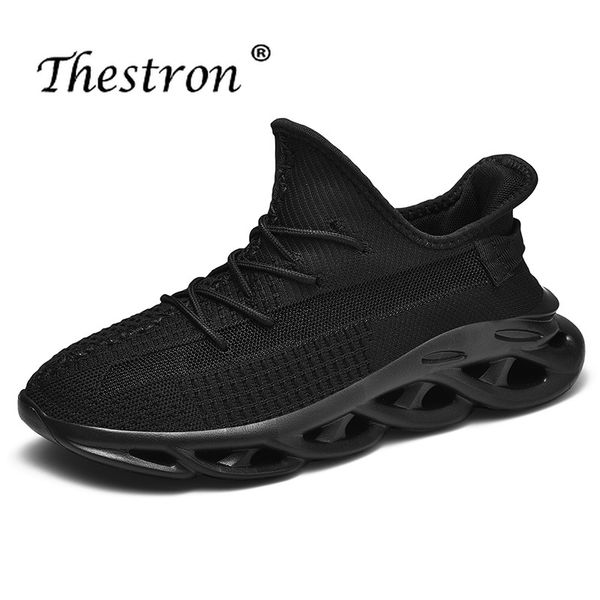 

men running shoes thestron 2019 male sneakers mesh breathable starry jogging shoes low lace-up jogging