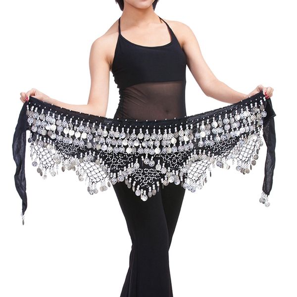 

bollywood women belly dance costume chain on pants coin belt bling carnival costume go to dancing glitter on face sagats c, Black;red