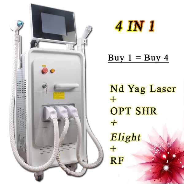 

opt shr ipl machine for hair removal nd yag laser portable tattoo removal laser machine rf machines for facials face lifting, Black