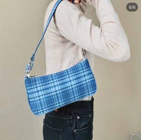 

designer luxury handbags purses shoulder bag retro underarm bag women baguette classic brand lock wild check handbags