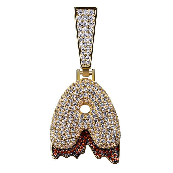 

trendsetter personality letter ornaments necklace micro zircon will letter will buckle hip hop pendant, Silver