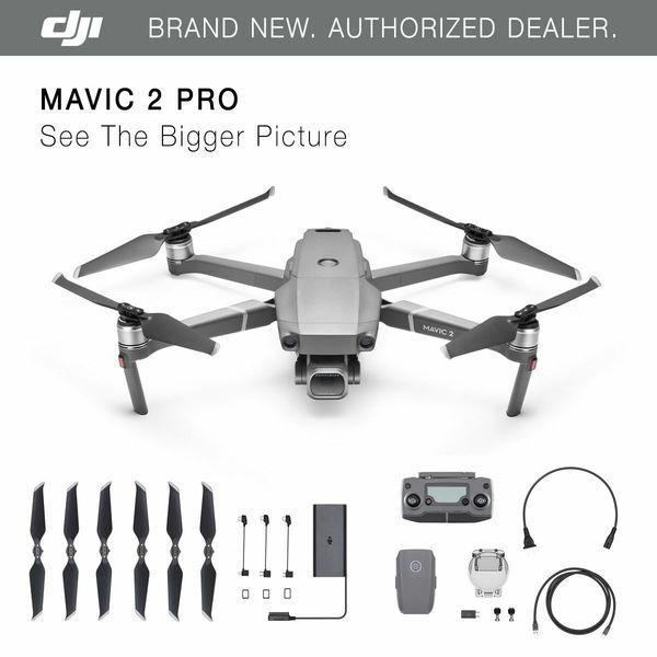 

DJI Mavic 2 Pro - Hasselblad Camera - HDR Video - Brand New!