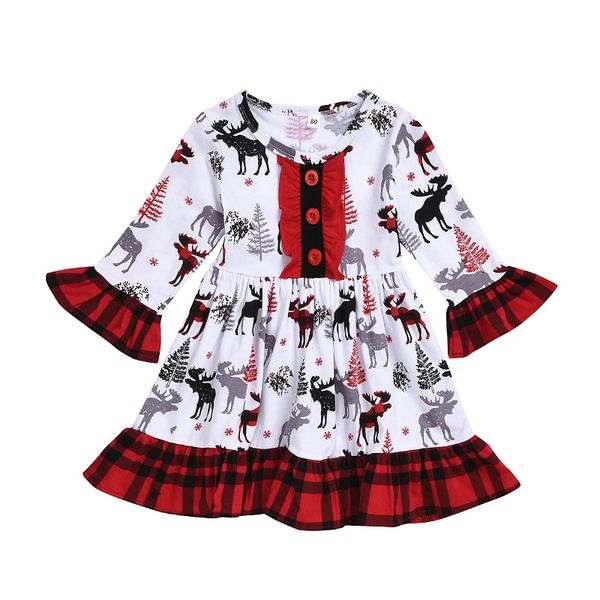 

весна осень дети платье infantil девочки хлопок печать животных платье малыш девушка vestidos платье одежды 1pcs падение судоходство, Red;yellow