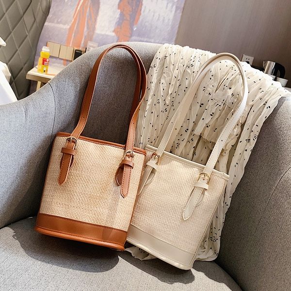 

straw-woven style shoulder small small female 2020 fashionable versatile messenger bag female shoulder bag