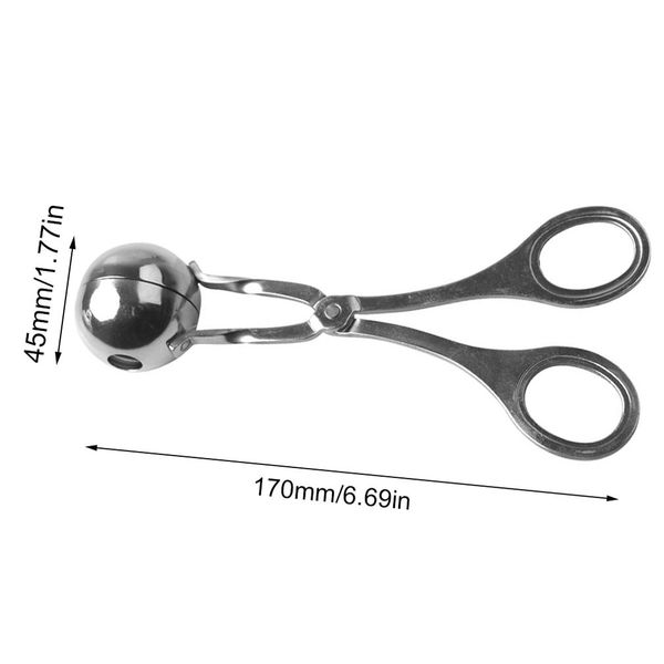 

kitchen accessories gadgets convenient meatball maker stainless steel stuffed meatball clip diy fish meat rice ball maker