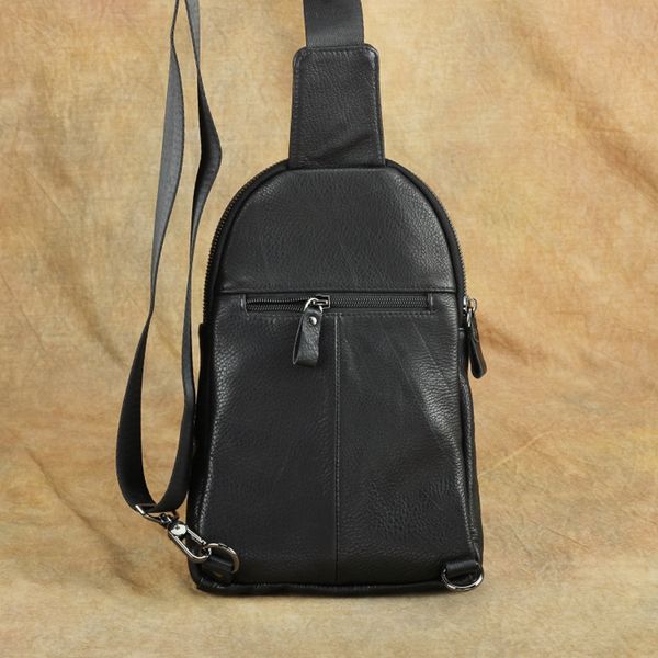 

fashion men's organizer bag genuine leather cross body bags mini casual cowhide shoulder bags messenger bags cell phone pocket black
