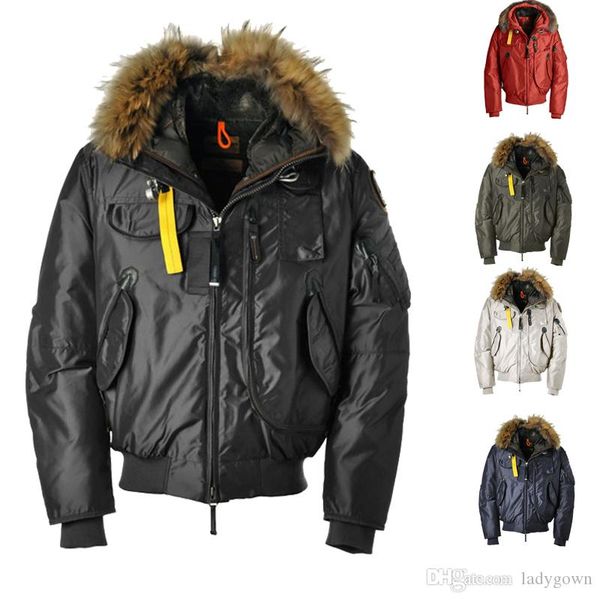 

top top luxury men winter пуховик толстовки fur зимние пальто теплый parka puffer jacket двойной сгущает пальто теплые шинель рождественские, Black