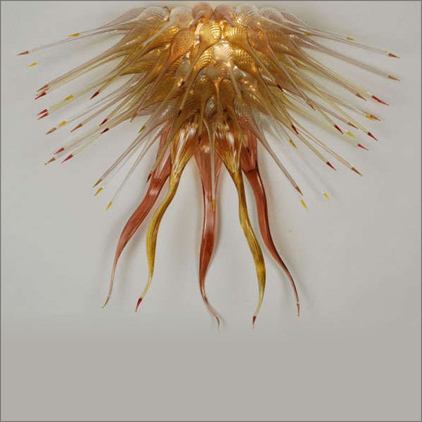 

elegant beautiful mouth blown 110v/120v led bulbs turkish style art decor hand blown murano glass ceiling lights designer