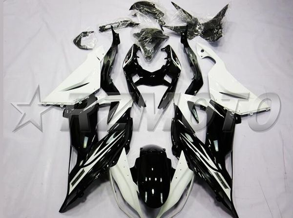 

4gifts new abs injection mold motorcycle fairings kits fit for kawasaki ninja zx-6r 599 zx6r 2013 2014 2015 2016 2017 black white bright