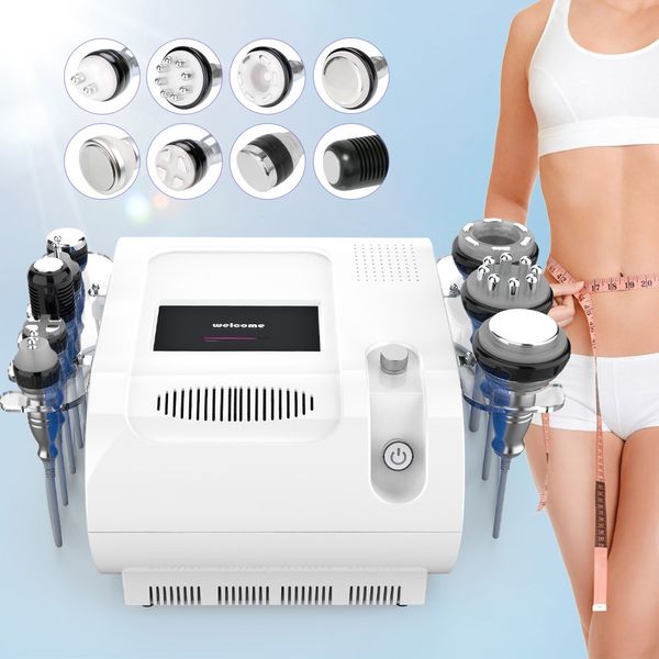 Vacuum profissional cavitação corpo emagrecimento máquina Multipolar Bipolar RF Bio Lifting Facial Loss 3MHz Ultrasonic Massager Peso Anti Age