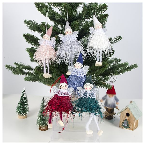 

2019 navidad christmas decoration for home cute angel doll pendant creative christmas tree decoration adornos de navidad xmas