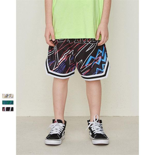 

2019 new brand boys shorts kids fashion short garcon underwear doodle streatwear summer boy beach wear short fille 14 ans, Black